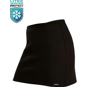 Dámské legíny Bederní pás s jemný chloupkem zateplený LITEX XL