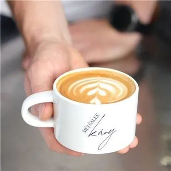 Bílý hrníček "Můj šálek kávy"