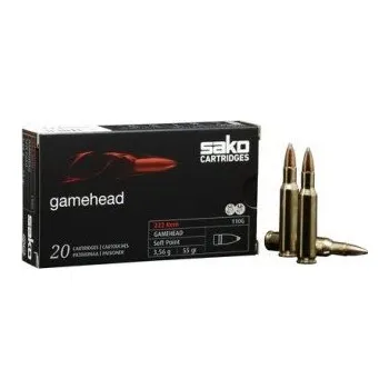 Sportovní střelba Tikka Gamehead Náboj kulový Sako, .308 Win., 180GR (11,7g), SPBT