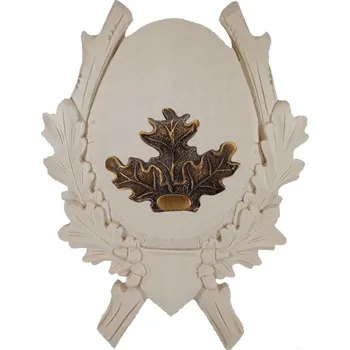 Dřevo Novák Podložka pod trofej č.220 - přírodní bez povrchové úpravy + litinové krytí zbraní