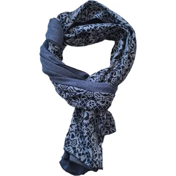 Šála Vlněná šála šedá 2023_59