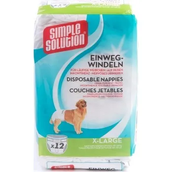 Kosmetika pro psa Simple Solution Plenkove kalhotky pro psy XL 12ks