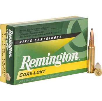 Příslušenství pro sportovní střelbu Remington Náboj kulový Remington, Core-Lokt, 6,5x55 SE, 140GR (9,0g), PSP