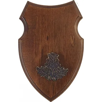 Dřevo Novák Podložka pod trofej č.305 - kaštan + bronzový list malý