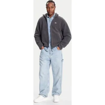 Pánská mikina Tommy Jeans Mikina DM0DM22078 Šedá Relaxed Fit M