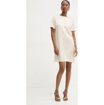 Dámské šaty Šaty Twinset béžová barva, mini, 251TP2015 01X, vel. 36