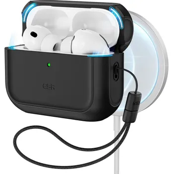 Náhradní kryt pro mobilní telefon Kryt ESR Orbit Halolock Magsafe Apple Airpods Pro 3 Black