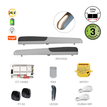 Pohon brány Key Automation S.r.l. 900KRAY2524ER + WIFI pro dvoukřídlou bránu do 2.5m/křídlo