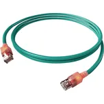 Easylan CS1OWADAD0100 RJ45 síťové kabely, propojovací kabely CAT 6A S/FTP 10.00 m bílá dvoužilový stíněný, bez halogenů,
