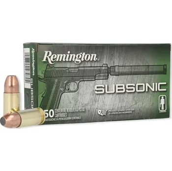 Sportovní střelba Remington Náboj kulový Remington, Subsonic, 9mm Luger, 147GR (9,5g), FNEB