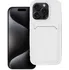 Pouzdro na mobilní telefon Forcell Card Case pro Apple Iphone 15 Pro, bílé