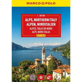 Cestování MARCO POLO Reiseatlas Alpen, Norditalien 1:300.000 (Brožovaná)
