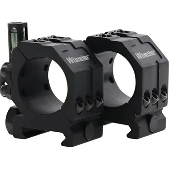 Puškohled Wheeler Engineering Montážní kroužky Picatinny s integrovanou libelou – 25,4mm, nízké