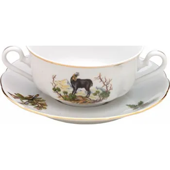 LEANDER 1946 12. Šálek na polévku s podšálkem (0,35l)