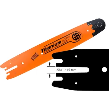 Pilová lišta Harvestorová lišta GB XV Fast Fit, 82 cm, .404", 2 mm (15-690-82)