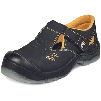 Těžké boty CERVA Bezpečnostní sandály BK TPU S1P Velikost: 47, Barvy: černá