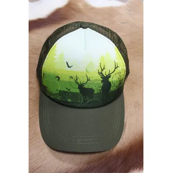 Kšiltovka Jummy Kšiltovka se síťkou Velikost: Dospělá síťka, výšivka: Potisk jelen