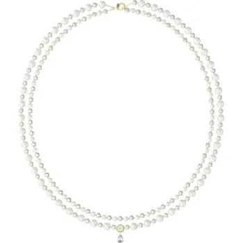 Šperk Guess Dvojitý perličkový náhrdelník Tiny Pearly JUBN05576JWYGT/U + 2 měsíce na vrácení zboží