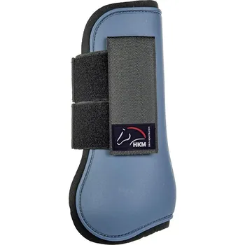 Jezdectví HKM Kamaše přední Premium HKM, pár, deep blue/black FULL