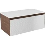 Koupelnová skříňka s krycí deskou Naturel Monza 79x30x45 cm ořech mat MONZA80WND