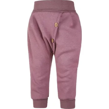 Dupačky Little Angel Tepláky harémky hřejivé Starorůžová Vel. 74