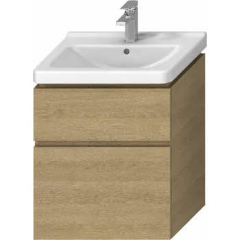 Koupelnový nábytek Koupelnová skříňka pod umyvadlo Jika Cubito 59x42,7x68,3 cm dub H40J4234025191