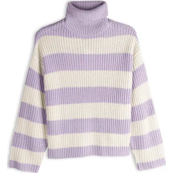 Dámský svetr GATE Proužkovaný rolák 40 625-0683/1140