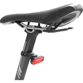 Cyklosvítilna světlo červené na kolo 30lm, USB nabíjení