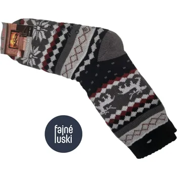 Pánské ponožky Pánské teplé ponožky na spaní, na doma 43-46 černá