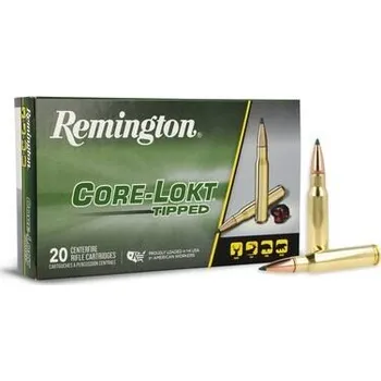 Sportovní střelba Remington Náboj kulový Remington, Core-Lokt Tipped, .308 Win, 150GR (9,7g), Tipped Core-Lokt