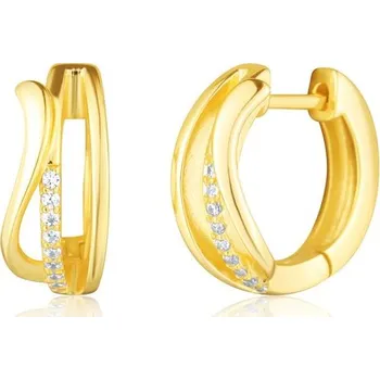 Náušnice Náušnice JVD SVLE3188XH2GO00 stříbrné