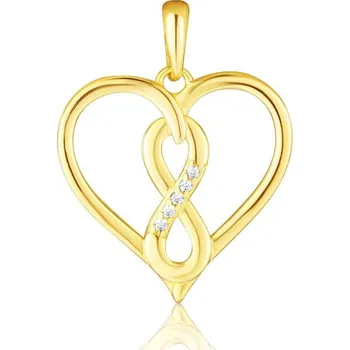 Přívěsek Přívěsek JVD SVLP1417XH2GO00 stříbrný