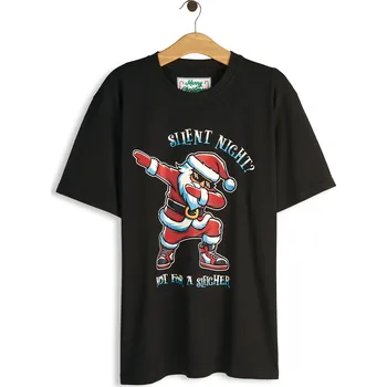 Pánské tričko GATE Bavlněné tričko s vánočním potiskem S 525-0115/89