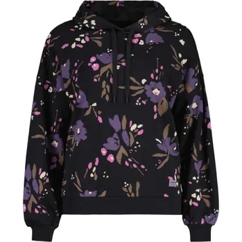 Dámská mikina Dámská mikina Maloja SAANERSM. - deep black brushflower - černá M