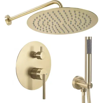 REA Argon podomítková sprchová sada, kartáčovaná zlatá + BOX -P7810 REA-P7810