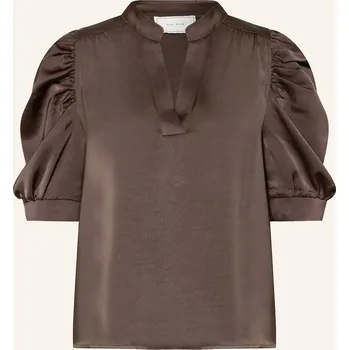 Dámská halenka Neo Noir Dámská Halenka Roella Ze Saténu, tmavě hnědá, 42