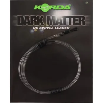 KORDA - Koncová montáž Dark Matter Leader QC Swivel 40 lb 50 cm Gravel