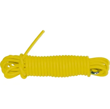 Vodítko pro psa Zubíček Kulatá barvářská šňůra - 6 mm (BIOTHANE) Barva: reflexní oranžová, Délka: 6 metrů