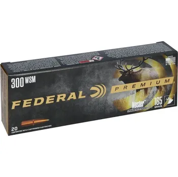 Sportovní střelba Federal Náboj kulový Federal, Vital-Shok, .300 WSM, 165GR (10,6g), Nosler Partition