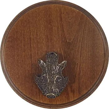 Dřevo Novák Podložka pod trofej č.313 - kaštan+hlava prasete malá