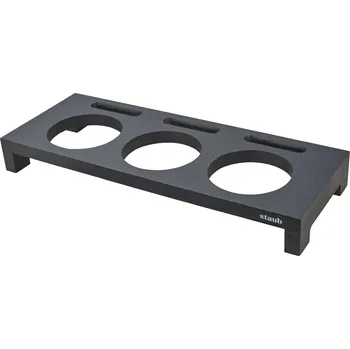 Hrnec Servírovací stojan, na 3 litinové hrnce mini , černá, Staub - doprava zdarma od 2999 Kč