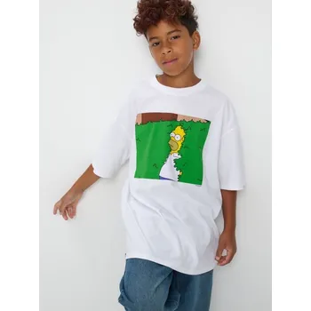 Chlapecké tričko Sinsay - Tričko The Simpsons - bílá - 663DY-00X - 663DY-00X-140