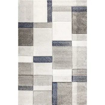 Koberec Koberec Kandy N411A geometrický, šedý