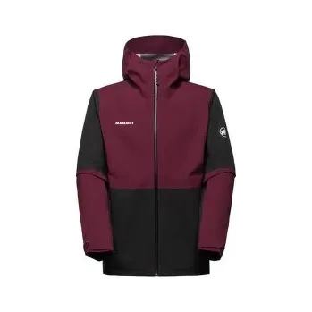 Pánská větrovka Mammut Linard Guide HS Hooded Jacket Men 00819 black-vin červená M