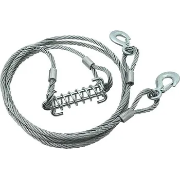 Tažné lano COMPASS lano vyprošťovací 7000 kg s karabinami, odpružené