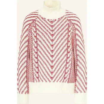 Dámský svetr Tommy Hilfiger Dámský Svetr, režná / tmavě červená, 42