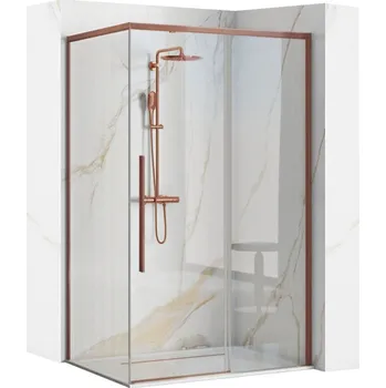 REA Sprchový kout SOLAR - Copper Brush 100x80 -K9513 REA-K9513
