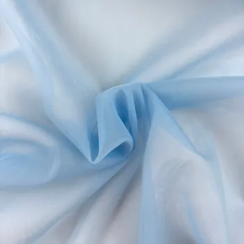 Tyl jemný 300 cm - Modrá světlá