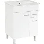 Koupelnová skříňka s umyvadlem Multi 60x46 cm bílá SPPONZA