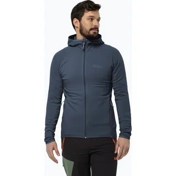 Pánská mikina Pánská fleecová mikina Jack Wolfskin Baiselberg Hooded Fz